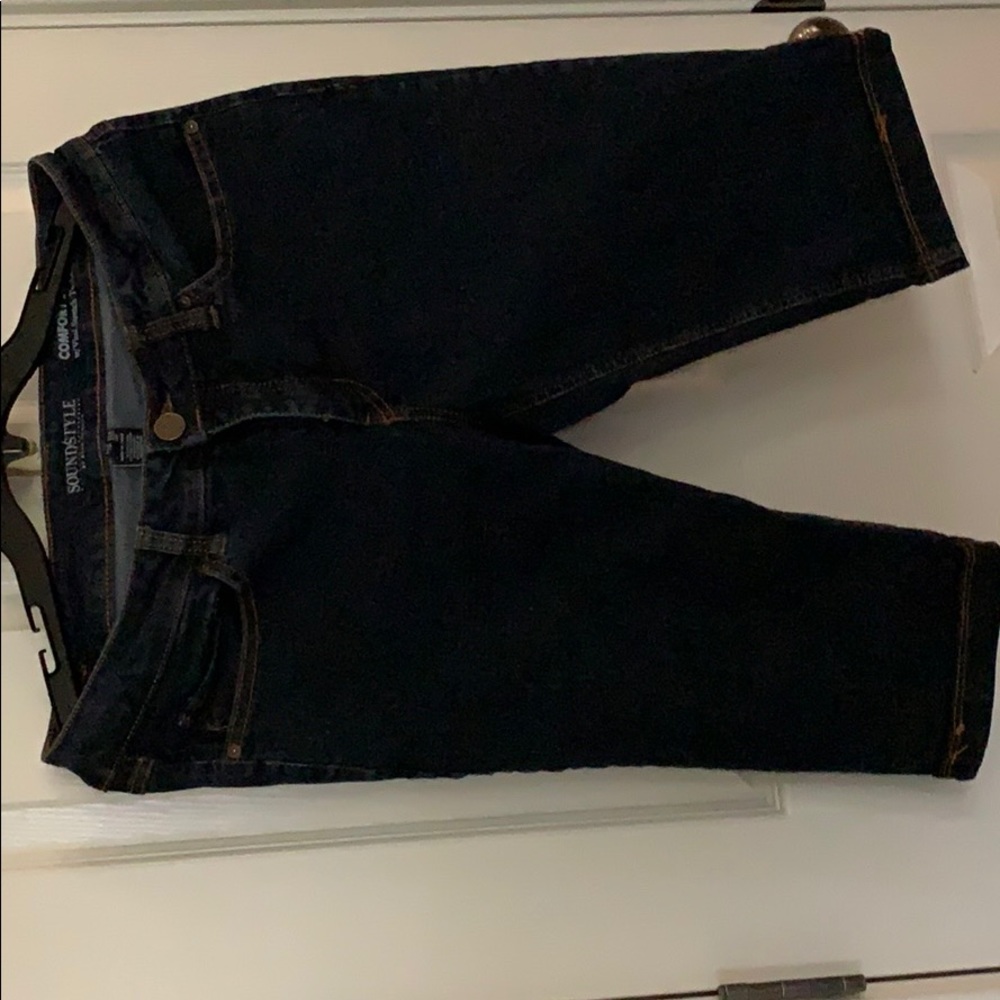 Women's knee length denim shorts